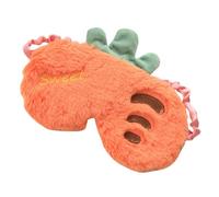 IWOWHERO Adorable Eye Cover Cartoon Blindfold Plush Eye Mask Rabbit Hair Lightweight Comfortable Lovely Stylish Eye-catching for Home and Conference