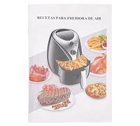 IWOWHERO Air Fryer Recipe Book Compact Portable Cooking Guide with Basic Nutritional Info Follow Air Fryer Desserts and Meals Recipes for Quick Healthy Cooking