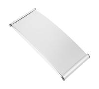 IWOWHERO Aluminum Alloy Office Door Name Plate Blank Sign Plate for Doors Curved Slot Design Smooth Surface for Custom Painting and DIY Creative Projects