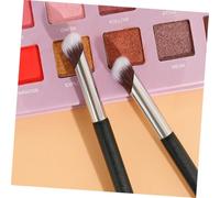 IWOWHERO Angled Concealer Brush for Women Ergonomic Makeup Tool for Foundation Eyebrow Concealer and Eye Shadow Application Portable Small for Home and Professional Use