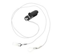 IWOWHERO Anti-lost Hearing Aid Lanyard for Adults and Children, Comfortable to Wear Nylon Rope with Abs Clip, Portable Hanging Rope for Hearing Amplifiers and Aids, Simple and Fashionable