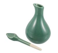 IWOWHERO Aromatherapy Oil Vial Ceramic Essential Oil Bottle Glass Dropper Thai Massage Spa Beauty Salon Storage Airtight