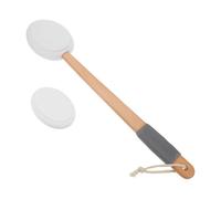IWOWHERO Back Lotion Applicator Brush with Long Handle and Replacement Head Body Moisturizer and Self-Tanning Cream Applicator for Hard-to-Reach Areas for Smooth Lotion and Tan Blending