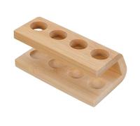 IWOWHERO Bamboo Electric Toothbrush Head Organizer Holder for Bathroom Countertop Natural Breathable Toothbrush Stand for Oral Hygiene Protection and Accelerated Drying Lightweight Desktop