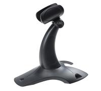 IWOWHERO Barcode Scanner Holder for Desk Handheld Scanner Holder Compact Portable Plastic Stand for Supermarket Shop Cashiers Black