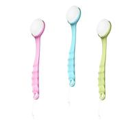 IWOWHERO Bath Body Brush Back Shower Brush 3Pcs Long Handle for Exfoliating Skin Cleansing and Promoting Blood Circulation in Shower Or Bath