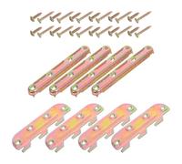 IWOWHERO Bed Rail Brackets Iron Hardware for Bed Frame with Screws Sturdy Headboard and Footboard Mounting Brackets Easy Installation for Wood Frames
