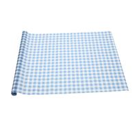 IWOWHERO Beeswax Food Wrap Paper Roll Blue Gingham Reusable Food Wraps Grease-resistant Sandwich and Cake Wrapping for Kitchen Storage