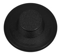 IWOWHERO Black Rubber Kitchen Sink Plug Stopper Garbage Disposal Cover Drain Stopper for Bathroom and Kitchen Sink Accessories