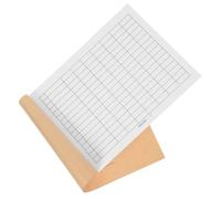 IWOWHERO Blank Accounting Ledger Notebook Grid Layout for Inventory Management and Financial Record Keeping, Professional Paper Book Suitable for Business and Home Use