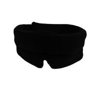 IWOWHERO Breathable Modal Cotton Sleep Eye Mask Comfortable Lightweight Eye Shade for Men Women Black Soft Portable Cover for Home Travel Relaxation