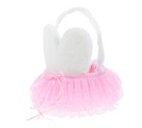 IWOWHERO Bunny Sweets Basket Easter Boys and Girls Small Flower Basket for Easter Party Organize Your Space