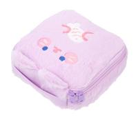 IWOWHERO Cartoon Cosmetic Bag Pouch Bag for Travel Makeup Toiletry Sanitary Napkin Storage Multi-Function