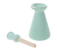 IWOWHERO Ceramic Essential Oil Bottle Mini Vintage Style Jar for Spa Salon Use Oil Dropper Bottle Diffuser Jar for Storing Perfume and Cosmetics