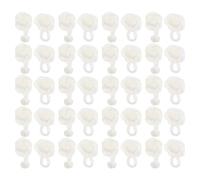 IWOWHERO Chinese Style Clothing Buttons 20 Pairs Delicate Rose Pattern Fasteners for DIY Ancient Costume and Fashion Decoration