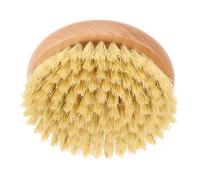 IWOWHERO Cleaning Brush Body Brush Round Portable Handle Comfortable to Hold Exfoliate Chinese Cherry and Sisal Material Beautiful Appearance Bathing Tool for Shower Use