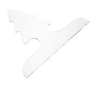 IWOWHERO Clear Acrylic Cutting Board Handle Stencil Christmas Tree Charcuterie Board Template Lightweight Kitchen Tracing Tool