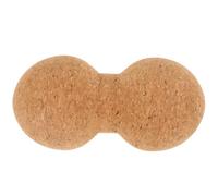 IWOWHERO Cork Massage Ball Peanut Shape High-Density Muscle Roller for Back and Neck Tension Relief Fitness Therapy Tool Lightweight for Gym Home Use