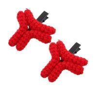 IWOWHERO Creative Knitted Angry Hair Clips Funny Duckbill Barrette Accessories for Women Live Stream and Festive Use