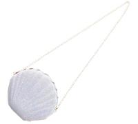 IWOWHERO Crossbody Bag with Large Capacity for Ladies Seashell White and Waterproof Pu Material, Stylish and Premium Shoulder Bag for Vacations and Islands