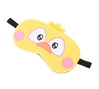 IWOWHERO Cute Cartoon Sleeping Eye Mask for Adults Lightweight Contoured Fit Sleep Shade Cover Portable Travel Eye Patch for Stress Relief and Complete Light Blocking Soft Comfortable Nap