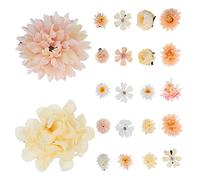 IWOWHERO Cute Hair Clips Women 20 Pieces Vintage Flower Hairpin Set Girls Hair Accessories for Parties Weddings Daily Styling
