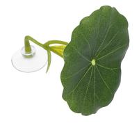 IWOWHERO Decoration Lotus Accessories Easy Comfortable Fish Tank Rest Betta Leaf Hammock Resting Spot to Clean Abs Material Green Lotus Shape and Aquarium Pets