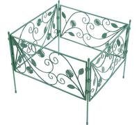 IWOWHERO Decorative Indoor Trellis Plant Climbing Frame for Garden and Home Smooth Polished Plant Support for Peas Roses Morning Glories with Rods and Panels