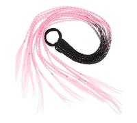 IWOWHERO Dirty Ponytail Hair Extension Crochet Braid for Girls Hair Accessories for Messy Bun
