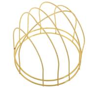 IWOWHERO DIY Chinese Crown Frame Ancient Headdress Making Accessory for Hanfu Attire Vintage-Style Metal Frame Comfortable Fit Elegant Design for Stage Performances and Weddings