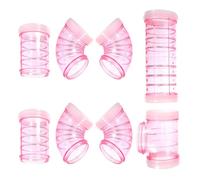 IWOWHERO DIY Hamster Tubes Plastic Maze Connector for Hamster and Rat Cage Accessories Easy to Install External Tube the Cage Playground Use Supply
