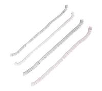 IWOWHERO Doll False Eyelashes 4pcs Set Black and Brown 1cm 0.8cm Doll Lashes and DIY Craft Accessories