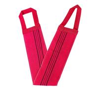 IWOWHERO Double-sided Back Scrubber Body Exfoliating Cloth with Pull Rope Long Lightweight Bath Towel for Deep Skin Cleaning and Easy Back Reach Safe Moderate Hardness for Men and Women