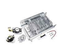 IWOWHERO Dryer Heating Element Assembly with High Reliability, Stainless Steel and Copper Construction, Compatible with Multiple Brands of Dryers, Replacement Part for Household Electrical