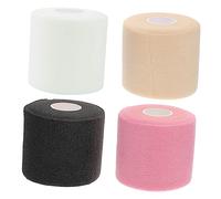 IWOWHERO Elastic Sports Wrap Bandage 4 Rolls Athletic Tape Portable Sports Wraps for Injuries