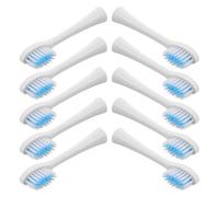 IWOWHERO Electric Toothbrush Replacement Heads Compatible Toothbrush Head Accessory 10pcs and Easy Maintenance with Soft Nylon Bristles for Gentle Teeth Cleaning, Easy Maintenance and