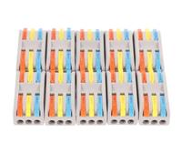 IWOWHERO Electrical 10pcs Quick Connect Splice Wire Connector 3-out