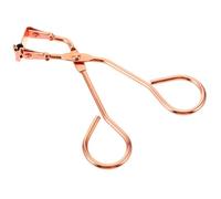 IWOWHERO Electroplated Rose Gold Eyelash Curler Handheld Portable Makeup Tool for Women Easy Curling with Comfortable Grip and Break-Resistant Beauty Accessory for Radiant Eyes