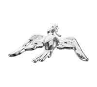 IWOWHERO Elegant Silver Pin Brooch Featuring a Fashionable Peace Dove Design, Made from Sturdy Zinc Alloy, for Adding a Decorative Touch and Securing Clothing in Vintage or Everyday Wear