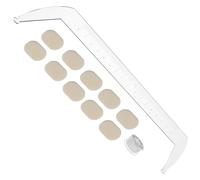 IWOWHERO Eyebrow Ruler Stencil Eyebrow Guide Tool Brow Mapping Tool Mapping