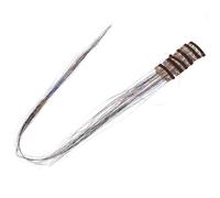 IWOWHERO Fairy Hair Tinsel Kit 6pcs Shiny Wig Pieces Hair Extensions Tinsel Strands for Women's Fashion