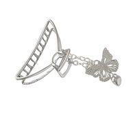 IWOWHERO Fashion Claw Clip Chain Hairpin for Women Stylish Hair Catcher Hair Grabbing Supply