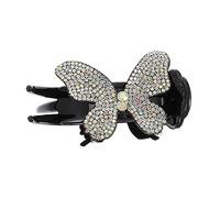 IWOWHERO Fashion Rhinestone Hair Clip No-slip Claw Hairpin for Women Maid Head Clip Sparkly Headband Accessory