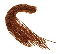 IWOWHERO Fashionable Dreadlock Wig for Men and Women 24-Inch Long Synthetic Hair Extensions Natural Looking Dreadlock Hairpiece for Hip Hop Style for Everyday Wear and Festivals