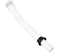 IWOWHERO Flexible Washing Machine Drain Hose Extension Pipe, Universal Corrugated Plastic Sink and Bathroom Drain Tubing for Washer Outlet, Adjustable Length Plumbing Hose