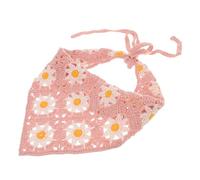 IWOWHERO Floral Hair Scarf with Elastic Band Breathable Lightweight Flower Headband for Women Versatile Boho Style Head Wrap Comfortable Fit for Daily Wear and Various Hairstyles