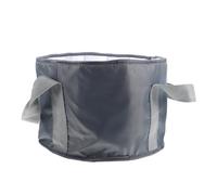 IWOWHERO Folding Foot Soaking Basin with Heat Preservation, Small Portable Travel Foot Bath Water Bag, Thickened Insulated Collapsible Footbath for Outdoor and Home Use, Grey