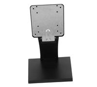 IWOWHERO Folding Metal LCD Tv Desk Stand Adjustable for Monitors Sturdy Support for Flat Screen Displays for Home Office and School Use