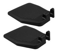 IWOWHERO Foot People Both Disabilities with Have Lost Who Those and Replacement Pa Plastic Plates Black Foldable Easy to Store Wheelchair Footplates Universal Legs