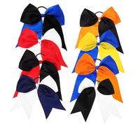IWOWHERO Girl Elastic Ponytail Holders Bow Hair Rope Bow Girl Hair Ties Large Ties Decorative
